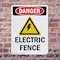 Signmission Electric Fence Danger Sign, Plastic, 12in W x 18in L, 2PK OS-2PACK-DS-P-1218-V-2212 - alternate 4